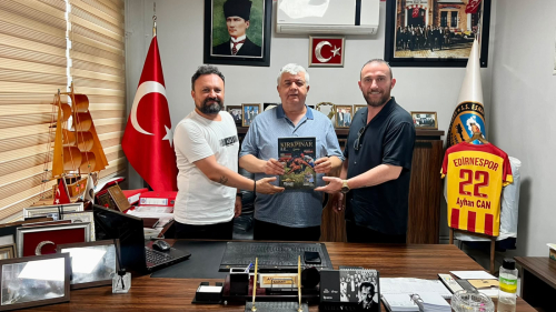 KIRKPINAR DERGİSİ BAŞKAN CAN’IN ELLERİNDE